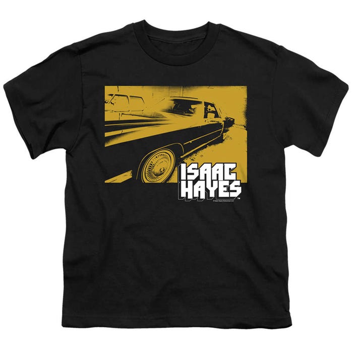 Isaac Hayes Gold Cadillac Kids T-Shirt