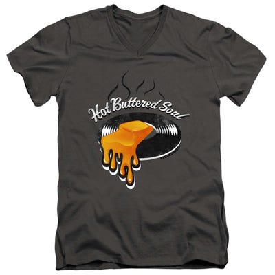 Isaac Hayes Hot Butter Soul Logo V-Neck T-Shirt