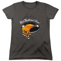 Isaac Hayes Hot Butter Soul Logo Womens T-Shirt