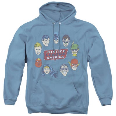 JLA Justice League Head Circle Hoodie