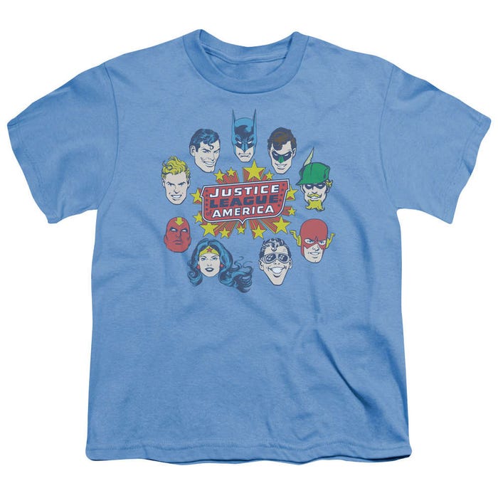 JLA Justice League Head Circle Kids T-Shirt