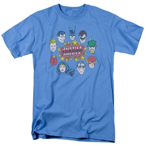 JLA Justice League Head Circle T-Shirt