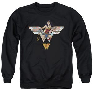 Wonder Woman 80th Collage Logo Sweatshirt