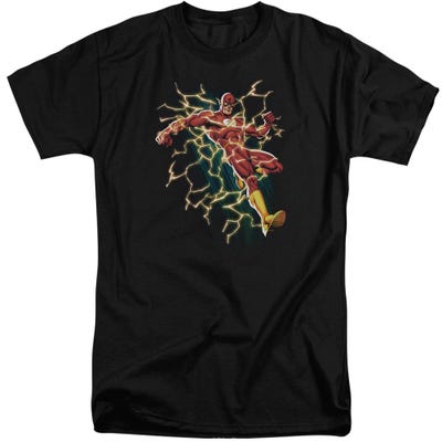 The Flash Symbol Knockout Tall T-Shirt