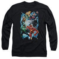 Justice League Electric Team Long Sleeve Shirt