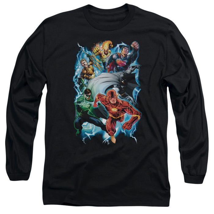 Justice League Electric Team Long Sleeve Shirt