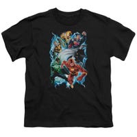 Justice League Electric Team Kids T-Shirt