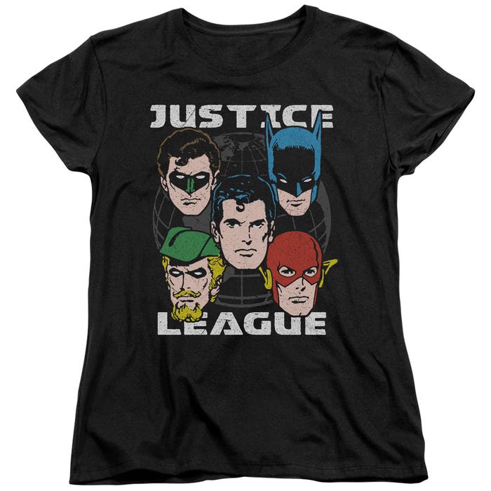 Justice League Head of States Womens T-Shirt