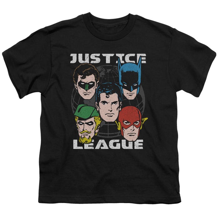 Justice League Head of States Kids T-Shirt