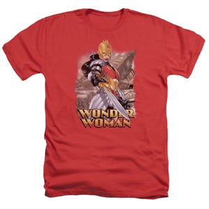 JLA Wonder Woman Heather T-Shirt