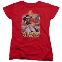 JLA Wonder Woman Womens T-Shirt