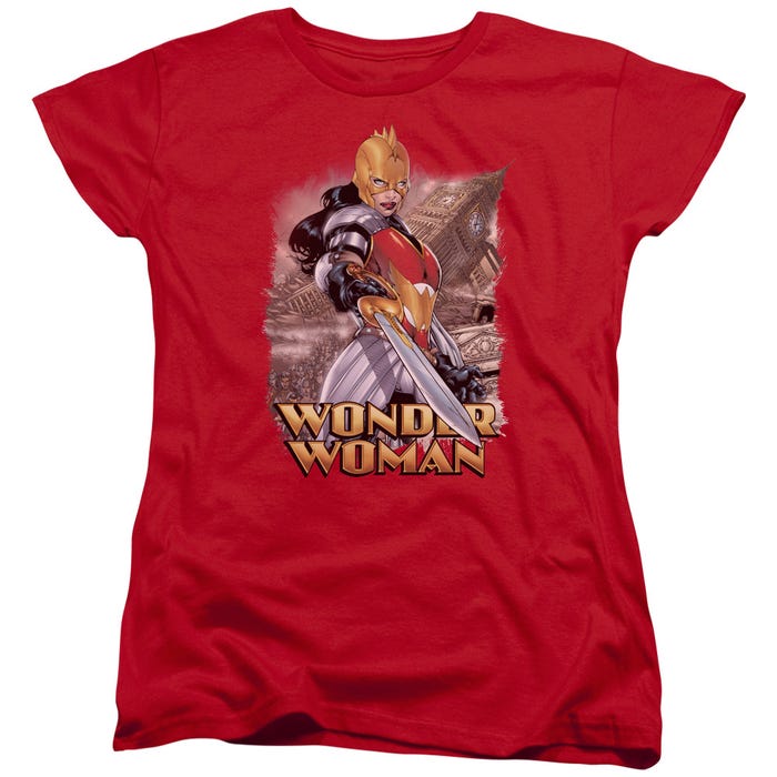 JLA Wonder Woman Womens T-Shirt