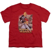 JLA Wonder Woman Kids T-Shirt