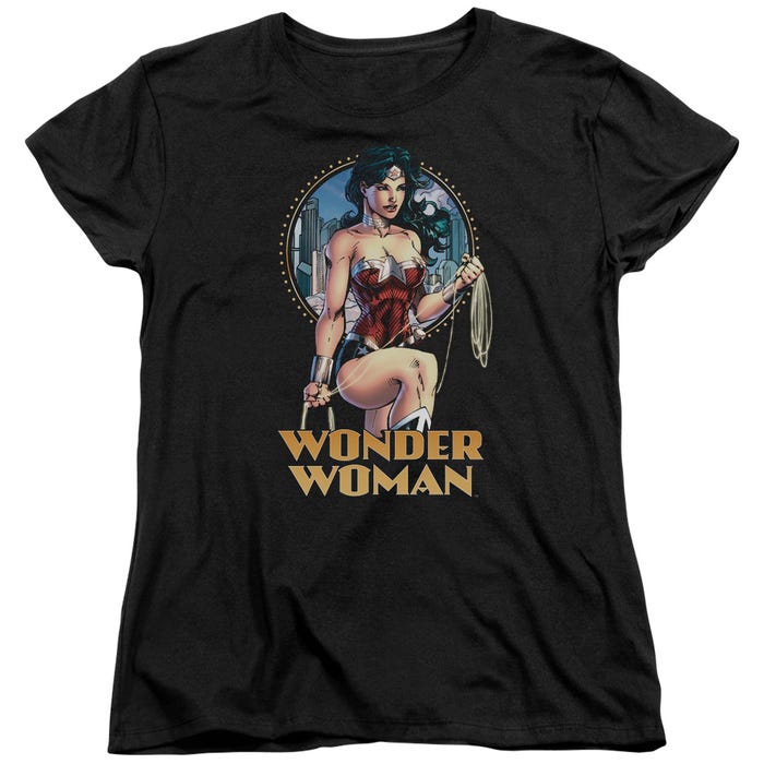 JLA City Warrior Womens T-Shirt