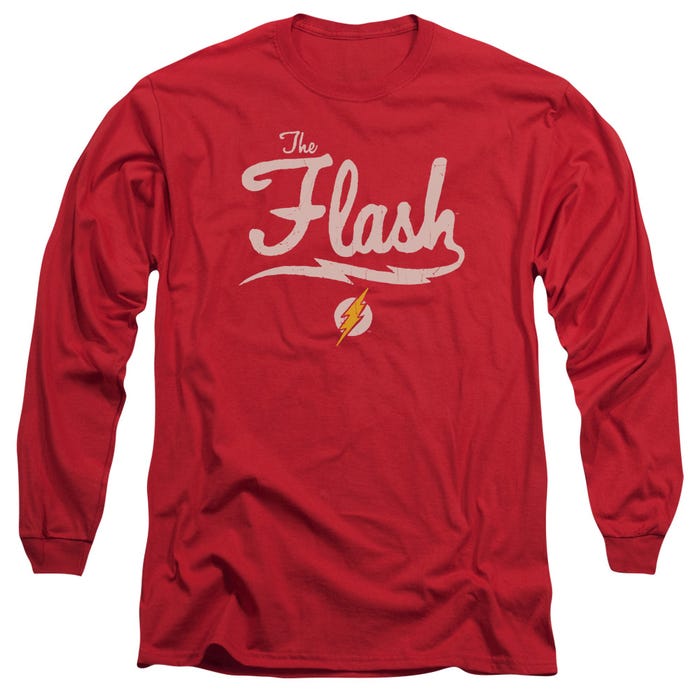 OLD SCHOOL RETRO FLASH OFFICIAL LOGO Long Sleeve Shirt
