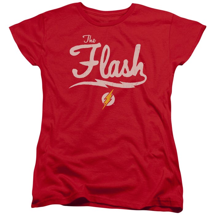 OLD SCHOOL RETRO FLASH OFFICIAL LOGO Womens T-Shirt