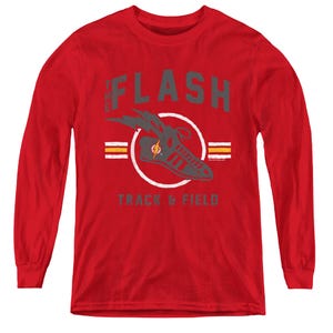 The Flash Track and Field Kids Long Sleeve Shirt