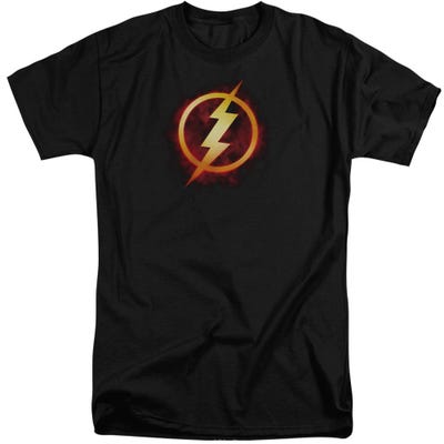 JLA Flash Title Tall T-Shirt