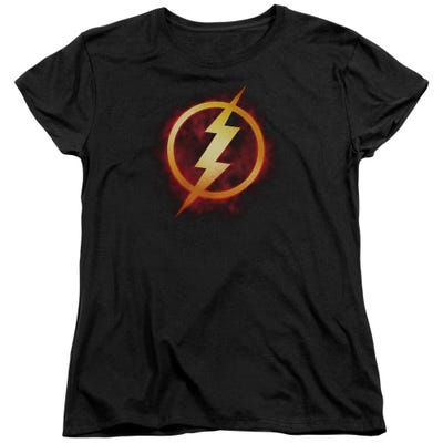 JLA Flash Title Womens T-Shirt