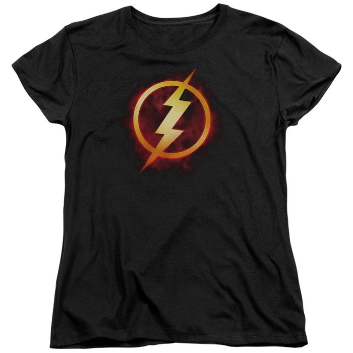 JLA Flash Title Womens T-Shirt
