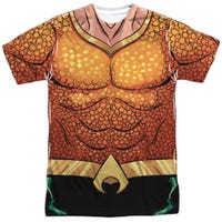 JLA Aquaman Rebirth Uniform Sublimation T-Shirt