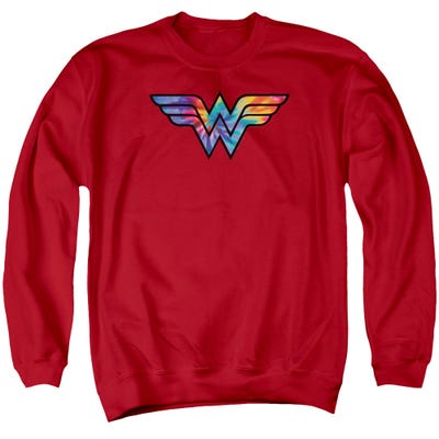 DC Wonder Woman Tie Dye Logo Sweatshirt