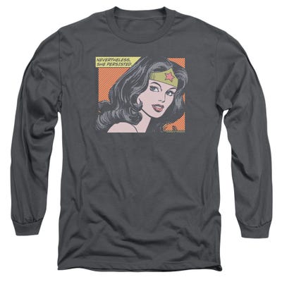 Wonder Woman She Persisted Long Sleeve Shirt