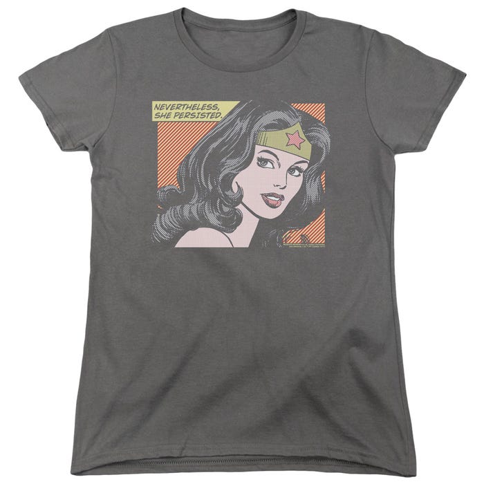 Wonder Woman She Persisted Womens T-Shirt