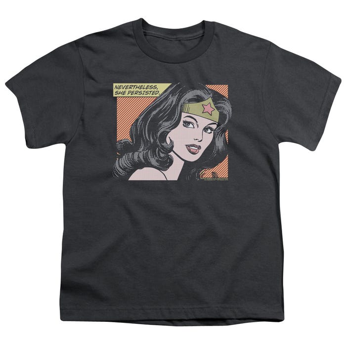 Wonder Woman She Persisted Kids T-Shirt