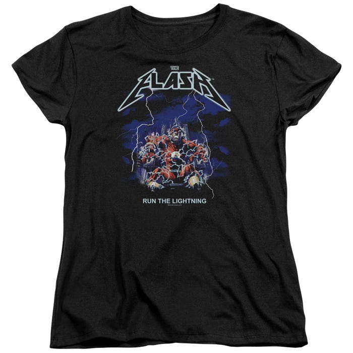 Dc Flash Run The Lightning Womens T-Shirt