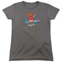 DC FLASH TOO SLOW Womens T-Shirt