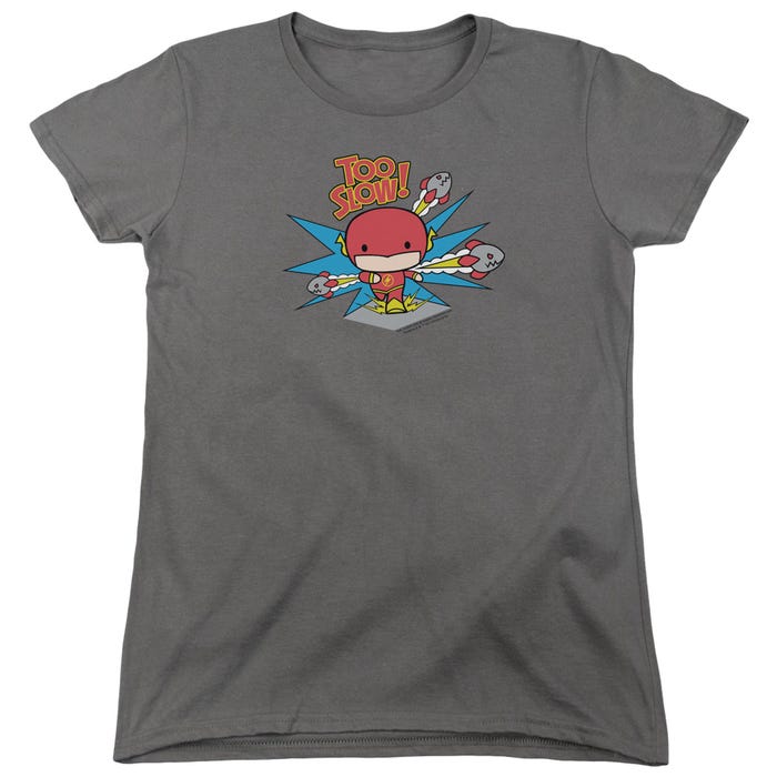 DC FLASH TOO SLOW Womens T-Shirt