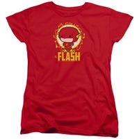 DC FLASH FLASH CHIBI Womens T-Shirt