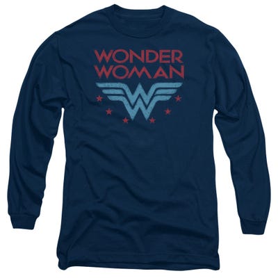 DC Wonder Woman Stars Long Sleeve Shirt