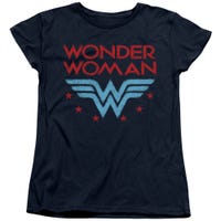 DC Wonder Woman Stars Womens T-Shirt