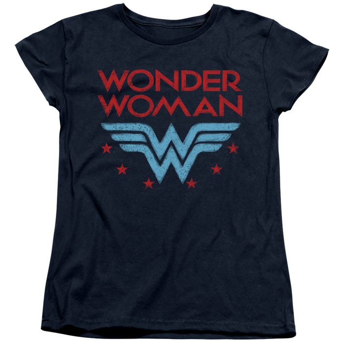 DC Wonder Woman Stars Womens T-Shirt