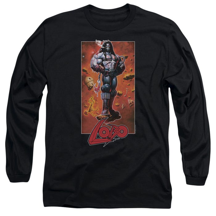 DC Comics Lobo Pose Long Sleeve Shirt
