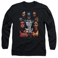 Justice League Movie Save The World Long Sleeve Shirt
