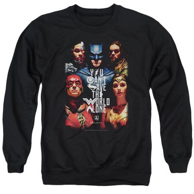 Justice League Movie Save The World Sweatshirt