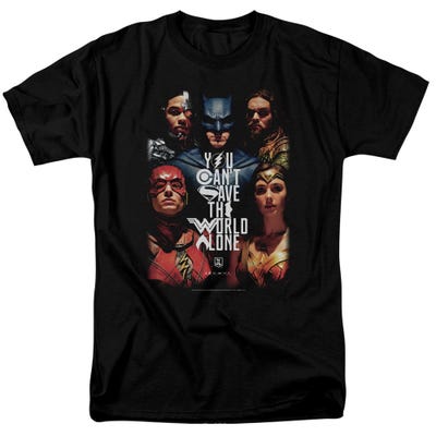 Justice League Movie Save The World T-Shirt
