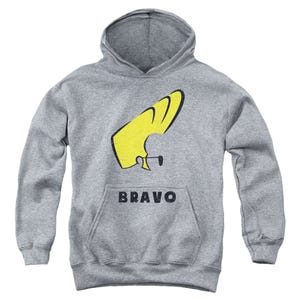 Johnny Bravo Classic Hair Logo Kids Hoodie