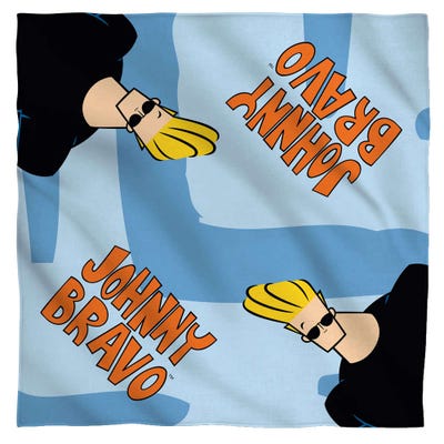 Johnny Bravo Classic Logo All Over Bandana