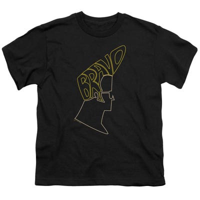 Johnny Bravo Neon Hair Spelled Out Kids T-Shirt