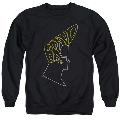 Johnny Bravo Neon Hair Spelled Out Sweatshirt