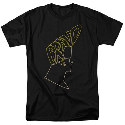 Johnny Bravo Neon Hair Spelled Out T-Shirt