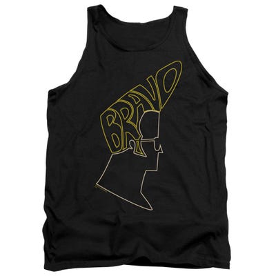 Johnny Bravo Neon Hair Spelled Out Tank Top