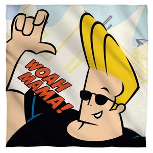 Johnny Bravo Woah Mama! Classic Cartoon Bandana