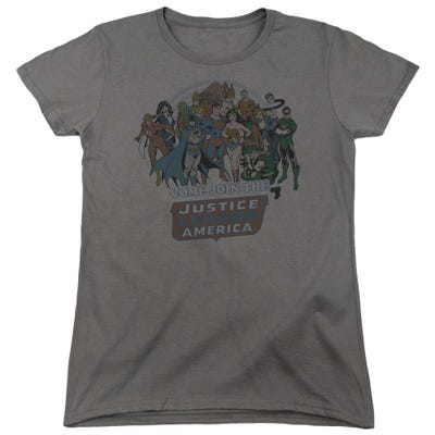 Join The Justice League Womens T-Shirt