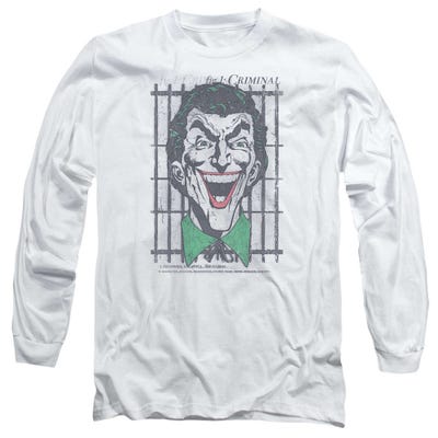 Joker Criminal Face Long Sleeve Shirt