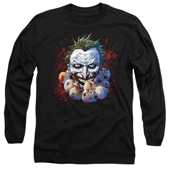 Joker Doll Heads Long Sleeve Shirt